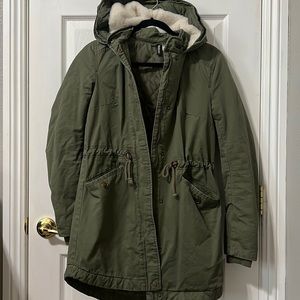 H&M women’s utility green jacket